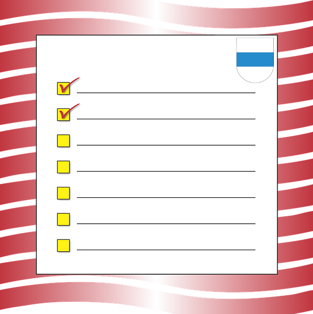 Checkliste für die Steuererklärung Zug